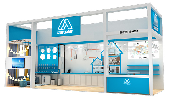 香港秋季電子產(chǎn)品展SmartDGM展位設計效果圖