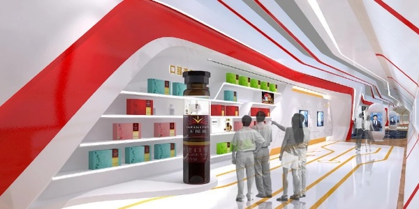 無極限中醫(yī)保健主題展廳設計